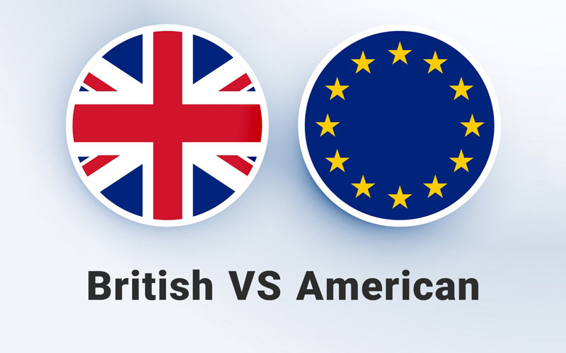 تفاوت-انگلیسی-آمریکایی-و-بریتیش