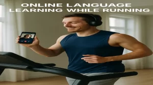 آموزش آنلاین زبان هنگام ورزش | یادگیری زبان و سلامتی هم‌زمان