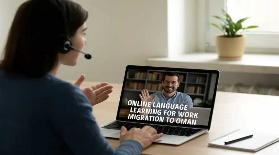 آموزش آنلاین زبان برای مهاجرت و کار در عمان | دوره تخصصی آی‌زبان