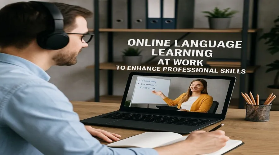 آموزش آنلاین زبان برای محیط کار | تقویت انگلیسی کاری در خانه