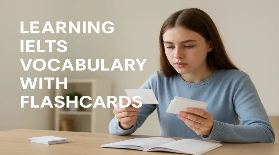 آموزش آنلاین زبان – یادگیری لغات آیلتس با فلش کارت