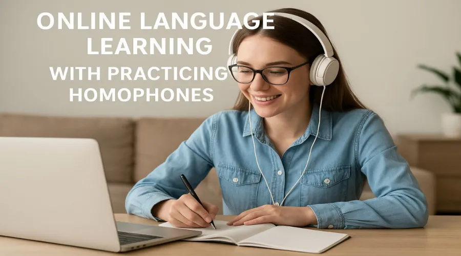 آموزش آنلاین زبان با تمرین هم‌آواها
