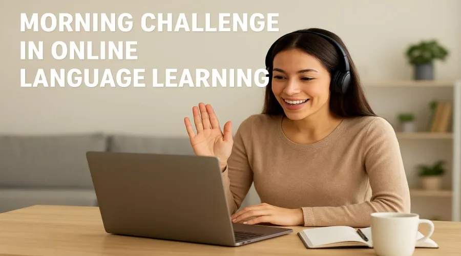 با چالش ۵ روزه مکالمه صبحگاهی انگلیسی، تنها با ۱۰ دقیقه در روز اسپیکینگ خود را تقویت کنید. آموزش آنلاین زبان، تمرین‌های عملی، برنامه منظم و نکات حرفه‌ای برای یادگیری سریع‌تر.