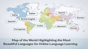 «زیباترین زبانهای دنیا کداماند؟ ایتالیایی در صدر، اما جایگاه زبان فارسی چیست؟ در این مقاله جذاب و سئو شده با ۱۰ زبان زیبای دنیا آشنا شوید و بهترین مسیر آموزش آنلاین زبان را انتخاب کنید.»